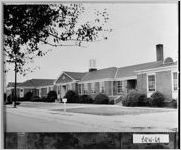 [Photograph of the central portion of the building which became the first Winder-Barrow High School, Winder, Barrow County, Georgia]