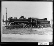 [Photograph of retired engine from the Gainesville Midland Railroad, Winder, Barrow County, Georgia]