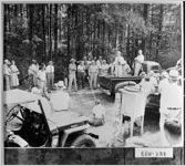[Photograph of two men standing giving a forestry demonstration, Barrow County, Georgia, 1966]