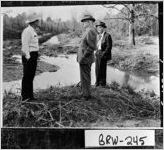 [Photograph of C.A. Rutledge, U.S. Senator Richard Brevard Russell, and J.D. Watson, Barrow County, Georgia, 1959 Dec. 22]