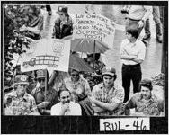 [Photograph of participants in farm demonstration at Bulloch County Courthouse, Statesboro, Bulloch County, Georgia, 1977 Nov. 4]