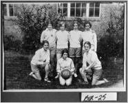 [Photograph of the girls basketball team at Waynesboro High School, Waynesboro, Burke County, Georgia, 1930]