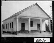 [Photograph of Bark Camp Baptist Church, Midville, Burke County, Georgia, ca. 1900]