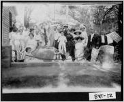 [Photograph of tablet unveiling, Indian Springs, Butts County, Georgia, 1911]