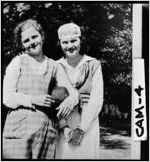 [Photograph of Mrs. O. L. Claxton and Mrs. Gertrude Godley Durden, Kingsland, Camden County, Georgia, 1919 ]