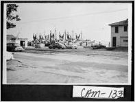 [Photograph of shrimp boats during hurricane warning, Saint Marys, Camden County, Georgia, ca. 1950]