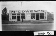 [Photograph of McCowen's Hardware and Furniture Store, Saint Marys, Camden County, Georgia, 195-]