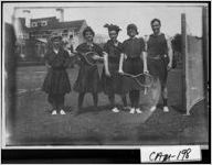 [Photograph of tennis players, Cumberland Island, Camden County, Georgia, 192-]