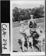 [Photograph of Jackie Lang, Jim Daniels, and J. N. Lang, Camden County, Georgia, ca. 1935]