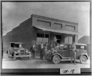 [Photograph of men standing in front of the Clem General Store, Clem, Carroll County, Georgia, ca. 1930]