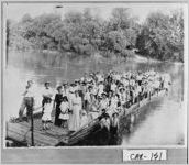 [Photograph of people on a ferry, Carroll County, Georgia]