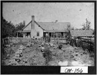 [Photograph of a family on the porch of their farm house, Carroll County, Georgia, ca. 1870-1899? ]