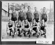 [Photograph of Civilian Conservation Corps Camp basketball team, Meriwether County, Georgia, 1934 Feb. 3]