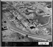 [Photograph of an overhead shot of a meat packing plant, Moultrie, Colquitt County, Georgia, ca. 194-]