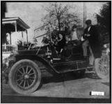 [Photograph of a family posing in their automobile, Moultrie, Colquitt County, Georgia, 1910 Dec. 25]