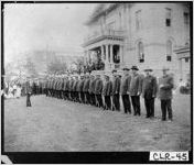 [Photograph of Athens Police Department and city dignitaries at the dedication of City Hall, Athens, Clarke County, Georgia, ca. 1911]