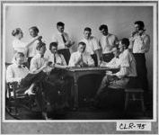 [Photograph of University of Georgia students playing cards, Athens, Clarke County, Georgia, 1910 or 1911]