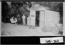 [Photograph of group in front of Mount Bethel Public Library, Cobb County, Georgia, ca. 1948]