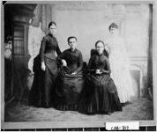 [Albumen print of four generations of women, Marietta, Cobb County, Georgia, ca. 1887]