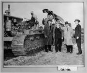 [Photograph of ground breaking for Naval Air Station, Marietta, Cobb County, Georgia, 1941?]