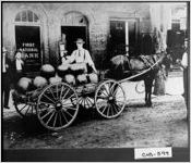 [Photograph of watermelon wagon, Marietta, Cobb County, Georgia]