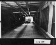 [Photograph of interior of Concord Road covered bridge, Cobb County, Georgia, 197-]