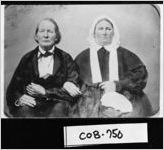 [Photograph of Abram and Tabitha Glore, Mableton, Cobb County, Georgia, not after 1871]