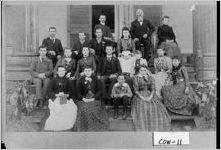 [Photograph of Professor Daniel Walker and his family, Newnan, Coweta County, Georgia, ca. 1891]