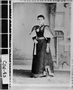 [Photograph of Margaret Barfield in her wedding gown, Coweta County, Georgia, 1894]