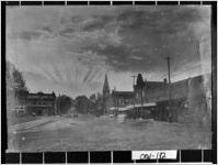 [Photograph of a view down West Washington Street, Newnan, Coweta County, Georgia, ca. 1900]