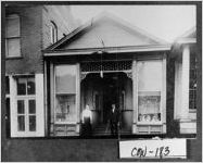 [Photograph of the exterior of Newnan Jewelry Company, Newnan, Coweta County, Georgia, ca. 189-?]