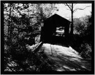 [Print from color slide of Steele's Bridge, Dawson County, Georgia, ca. 1975]