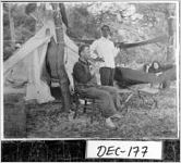 [Photograph of Byron Bower on a camping trip, Decatur County, Georgia, ca. 1900-1939?]