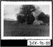 [Photograph of fire at manufacturing company, DeKalb County, Georgia, 1955 May]