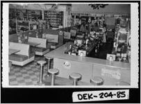 [Photograph of Lane's Rexall Soda Fountain, Decatur, DeKalb County, Georgia, 1957]