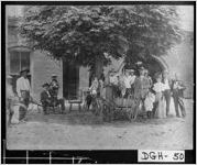 [Photograph of group at Pine and Washington, Albany, Dougherty County, Georgia, 1906 or 1907]