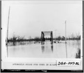 AUTOMOBILE BRIDGE OVER CREEK IN ALBANY