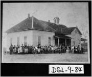[Photograph of the Bill Anp School, Douglas County, Georgia, ca. 1900-1939?]