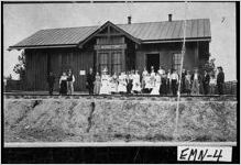 [Photograph of Central of Georgia Railroad Depot, Norristown, Emanuel County, Georgia, ]