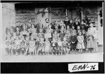 [Photograph of students at Central School, Emanuel County, Georgia, between 1910 and 1915]