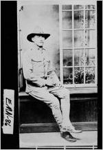 [Photograph of Brannen Snell in his World War I uniform, France, between 1914 and 1918]