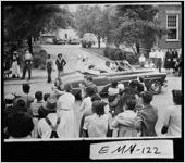 [Photograph of people watching the Pine Tree Festival, Swainsboro, Emanuel County, Georgia, 1951]