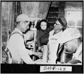 [Photograph of the interior of Turner's Pond Mill, Emanuel County, Georgia, ca. 1950]