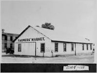 [Photograph of the Farmers' Market, Swainsboro, Emanuel County, Georgia, 1938]