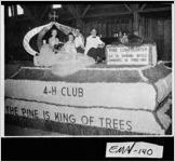 [Photograph of 4-H Club entry in the Pine Tree Festival parade, Swainsboro, Emanuel County, Georgia, 1956]