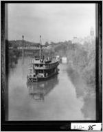 [Photograph of steamboat "The Gadsden" on the Coosa River, Rome , Floyd County, Georgia, 1945]