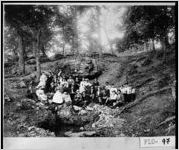 [Photograph of picnic at Morrison Campground, Floyd County, Georgia, ca. 1896]