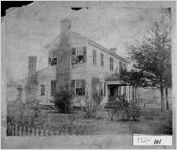 [Photograph of home of John Rush, Floyd County, Georgia, ca. 1870-1899?]