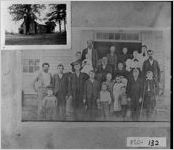 [Photograph of J. W. Selman family and their home, Floyd County, Georgia, 1894 and 1939]