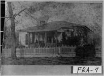 [Photograph of group at Abraham Riley home, Franklin County, Georgia]